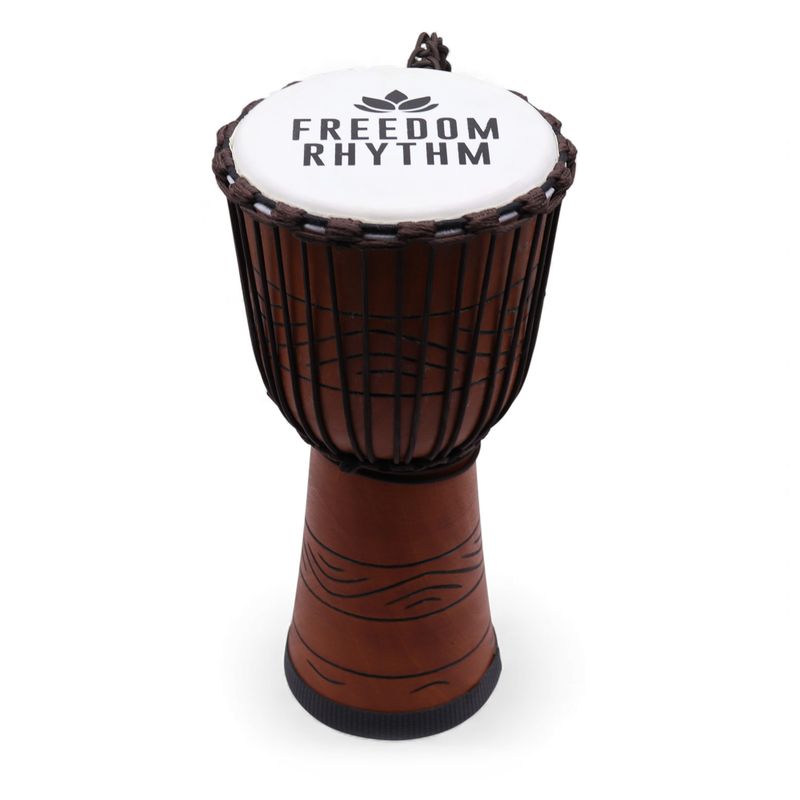 Large Pro Djembe Drum - Freedom Rhythm (high) - 50cm (22cm Diia)