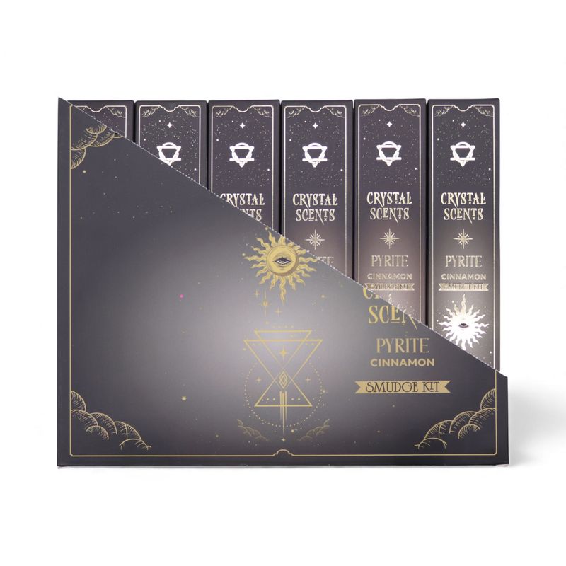 Pyrite Crystal Scents Smudge Incense - Cinnamon