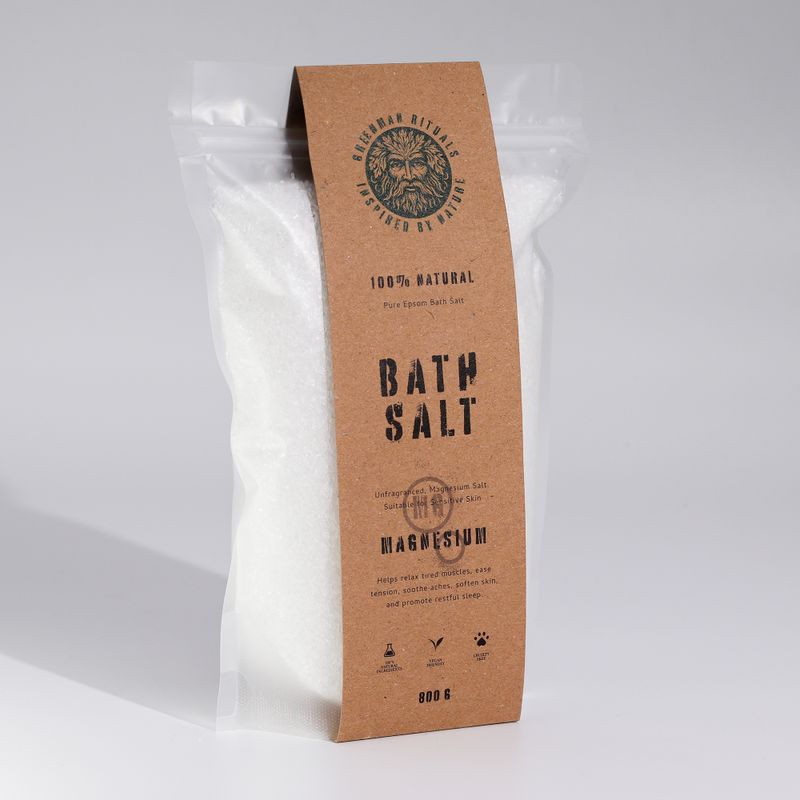 Greenman Rituals Magnesium Epsom Bath Salt – Pure Formula