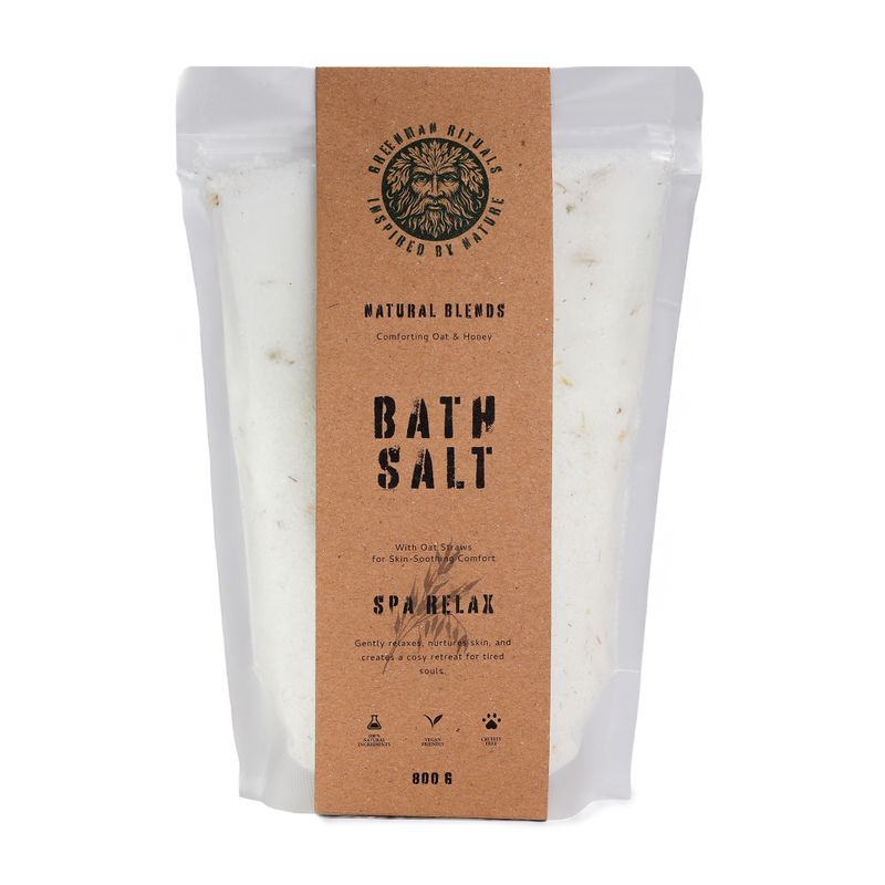 Greenman Rituals Oat & Honey Epsom Bath Salt – Spa Relax Blend