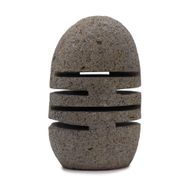 Natural Riverstone Candle Holder - Standing Stone Cut  (9x20cm)