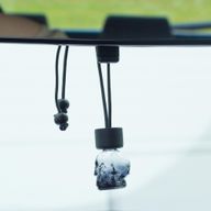 Black Car Diffuser Hanging Bottles - 8ml - (3 assorted designs x 4)