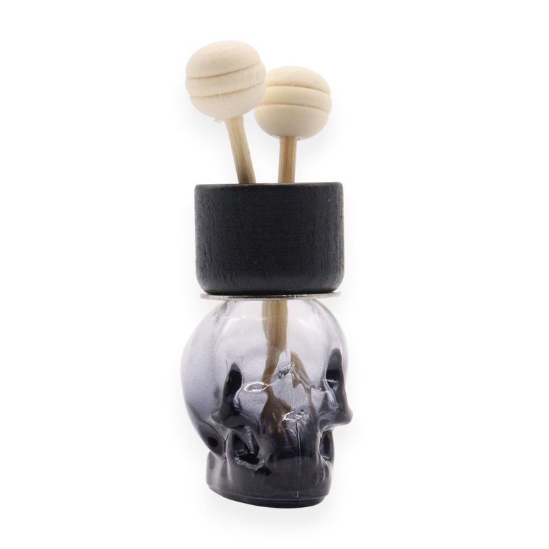 Black Car Diffuser Vent Attach Bottles - 8ml - (3 assorted designs x 4)