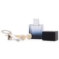 Black Car Diffuser Vent Attach Bottles - 8ml - (3 assorted designs x 4)