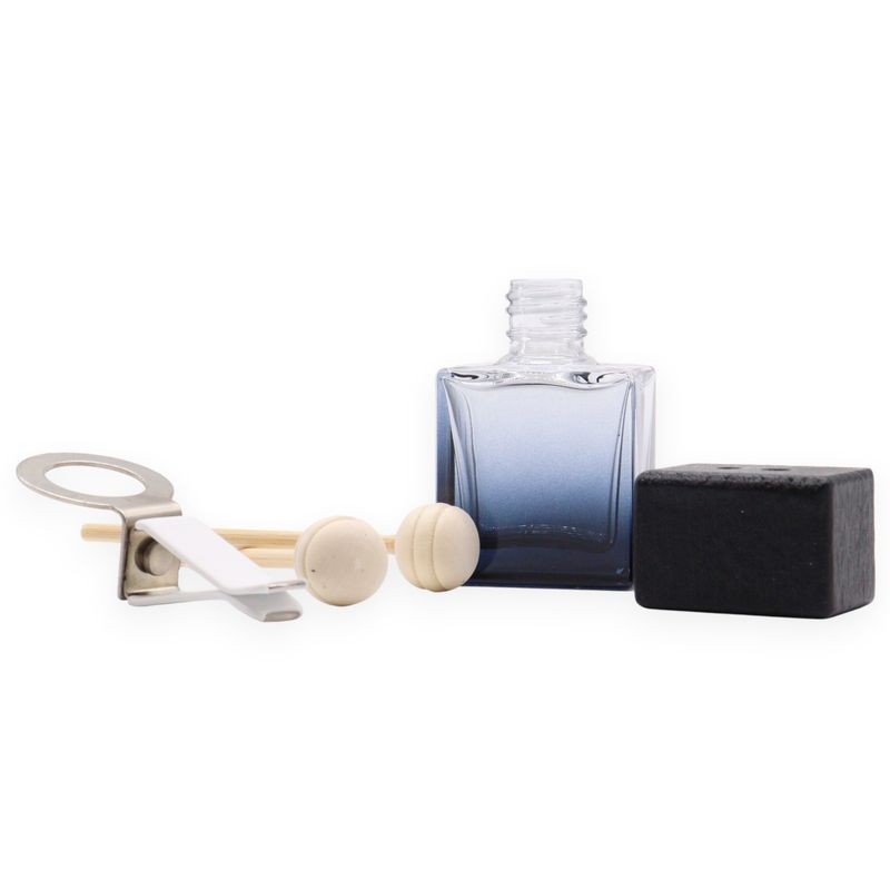 Black Car Diffuser Vent Attach Bottles - 8ml - (3 assorted designs x 4)