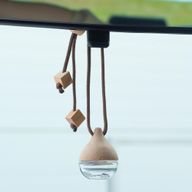 Clear Car Diffuser Hanging Bottles - 8ml - (3 assorted designs x 4)