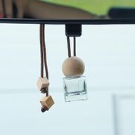 Clear Car Diffuser Hanging Bottles - 8ml - (3 assorted designs x 4)