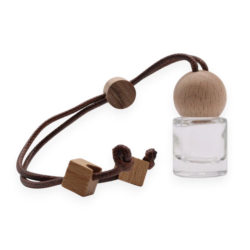 Clear Car Diffuser Hanging Bottles - 8ml - (3 assorted designs x 4)