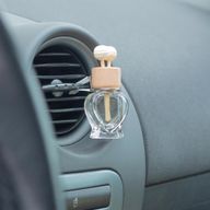 Clear Car Diffuser Vent Attach Bottles - 8ml - (3 assorted designs x 4)