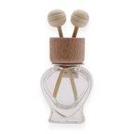 Clear Car Diffuser Vent Attach Bottles - 8ml - (3 assorted designs x 4)
