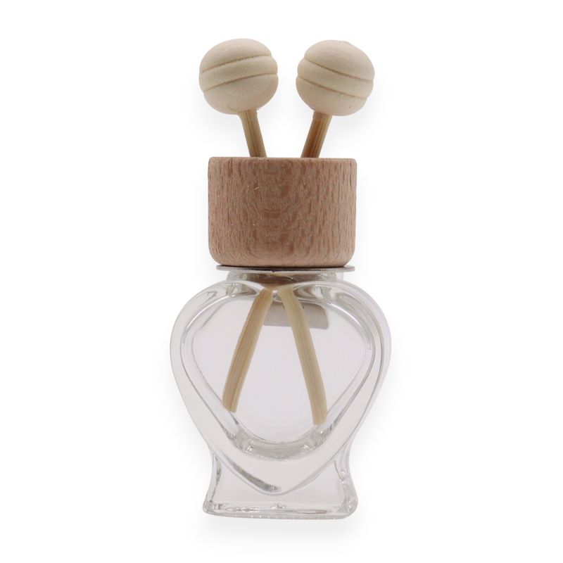 Clear Car Diffuser Vent Attach Bottles - 8ml - (3 assorted designs x 4)