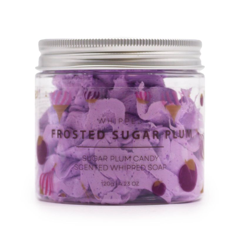 Frosted Sugar Plum Whipped Cream Soap 120g
