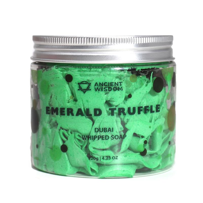 Dubai Whipped Cream Soap - Emerald Truffle 120g