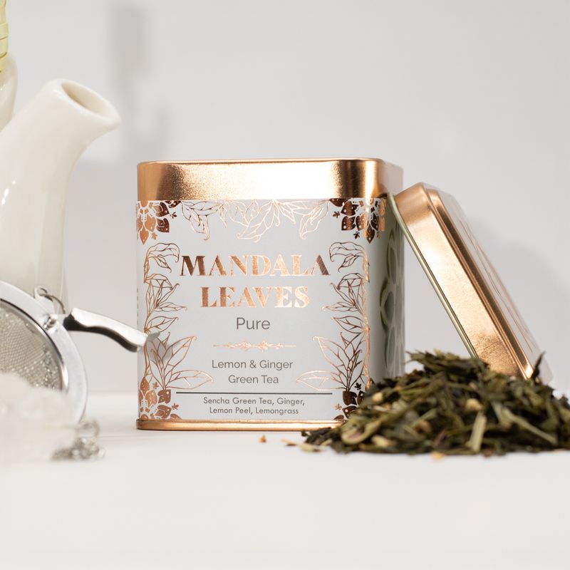 50g Classic Green Tea with Lemon and Ginger