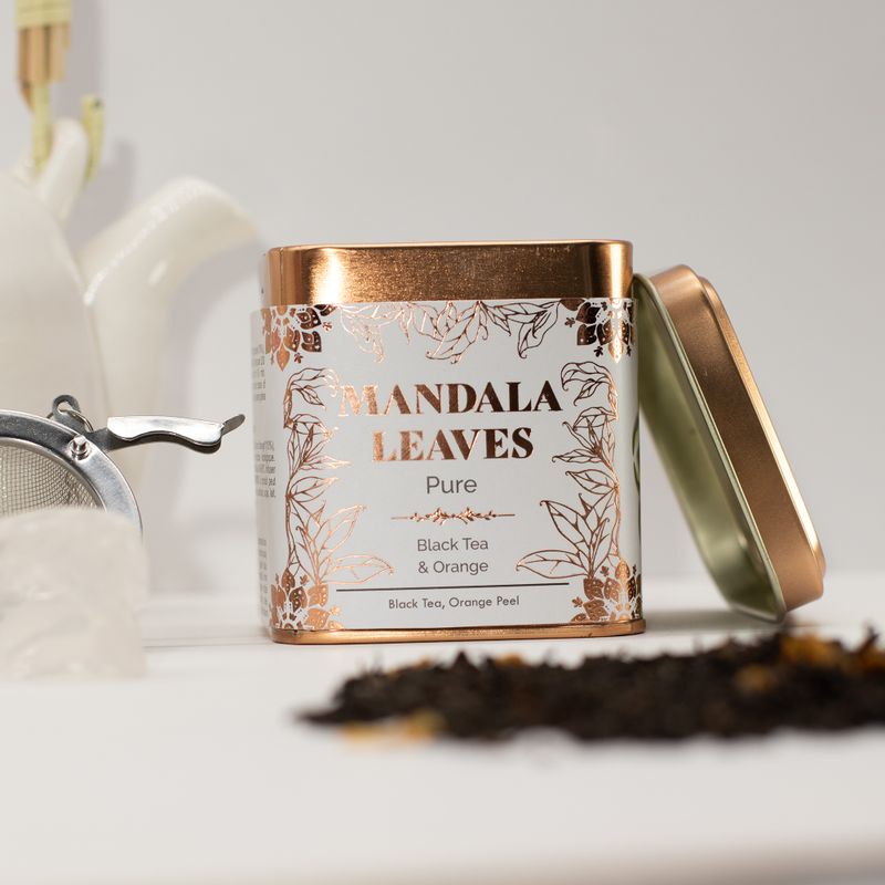 50g Organic Black & Orange Tea