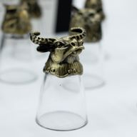 Gift Set of 12 Bottom Up Shot Glasses (25ml) - Forest & Mystical Creatures