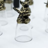 Gift Set of 12 Bottom Up Shot Glasses (25ml) - Chinese Zodiac Creatures