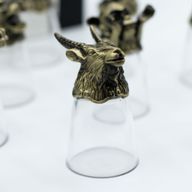 Gift Set of 12 Bottom Up Shot Glasses (25ml) - Chinese Zodiac Creatures