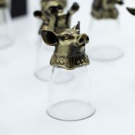 Gift Set of 12 Bottom Up Shot Glasses (25ml) - Chinese Zodiac Creatures