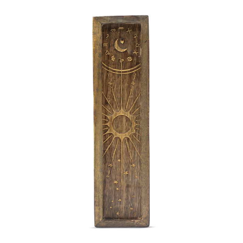 Zodiac Incense Holder and Tray for Crystals