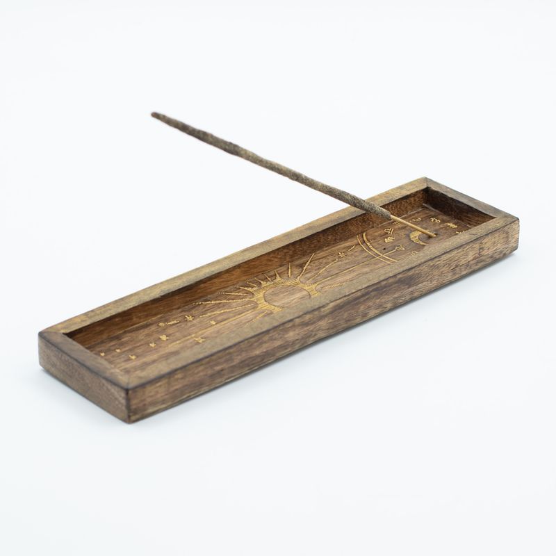 Zodiac Incense Holder and Tray for Crystals