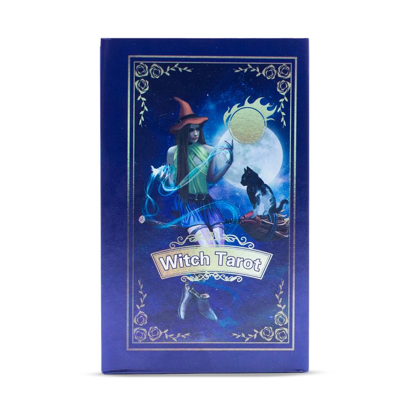 Purple Foil Tarot Card Set - Witch Tarot - with booklet