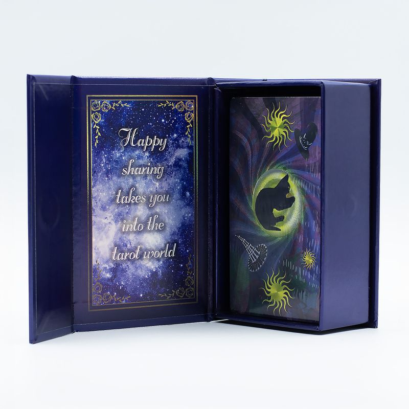 Purple Foil Tarot Card Set - Witch Tarot - with booklet