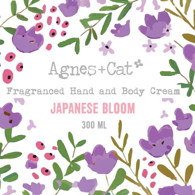 Agnes + Cat Hand & Body Cream - Japanese Bloom - 300ml
