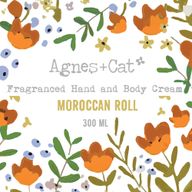 Agnes + Cat Hand & Body Cream - Moroccan Roll - 300ml