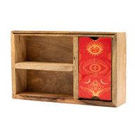 Three Section Tarot Box with Card Holder