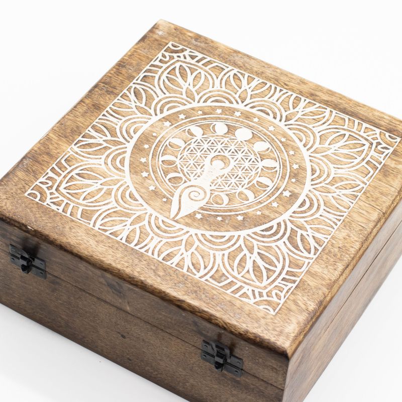Extra Large Mango Box  - Moon Phase Goddess
