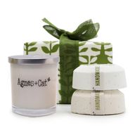 Gift Box - Rhubarb (Candle) + White Fig & Fell Berry (Fizz)