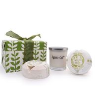 Gift Box - Rhubarb (Candle) + White Fig & Fell Berry (Fizz)