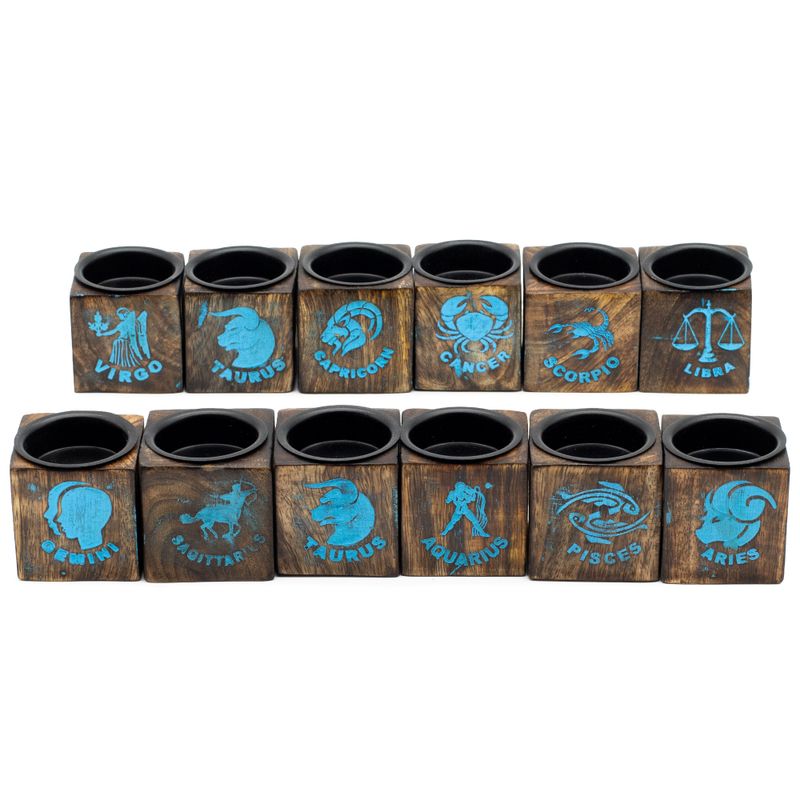 Cube Multi Purpose Holder - 5x5x5cm - Zodiac Selection
