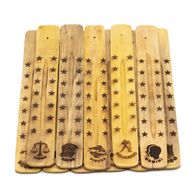 Natural Mango Wood  Ashcatcher - Assorted Zodiac Designs