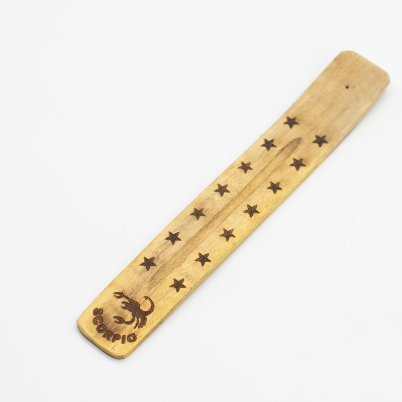 Natural Mango Wood  Ashcatcher - Assorted Zodiac Designs