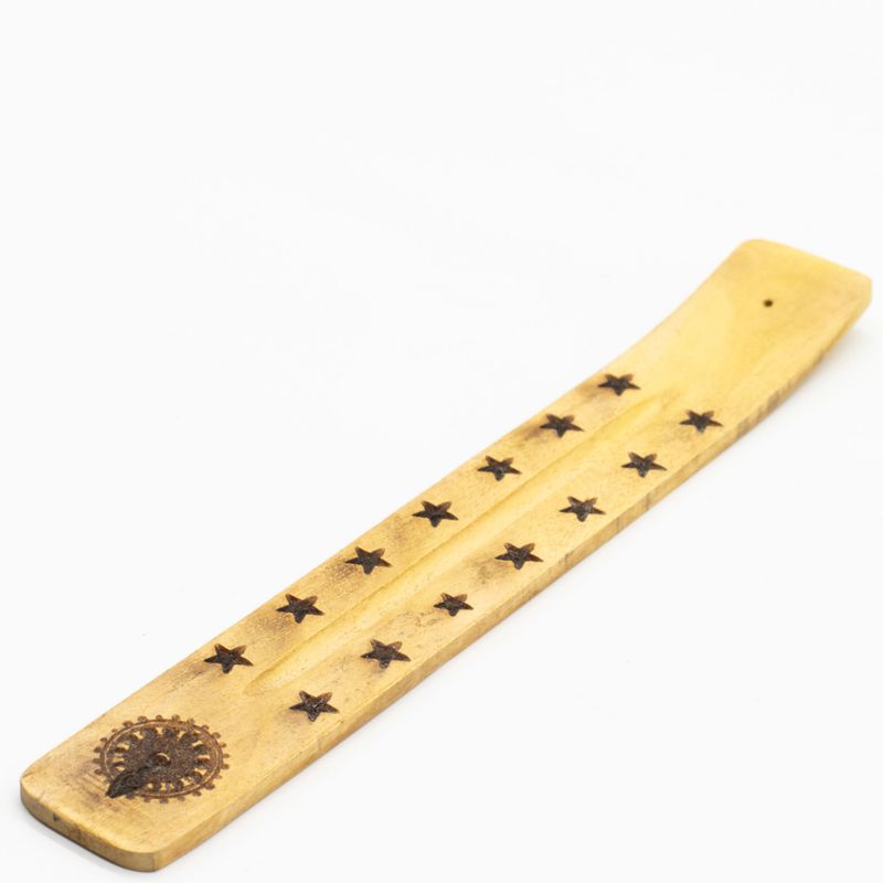Natural Mango Wood  Ashcatcher - Assorted Esoteric Designs