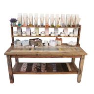 A&C 2.2m Standard Table with top shelf - Recycled