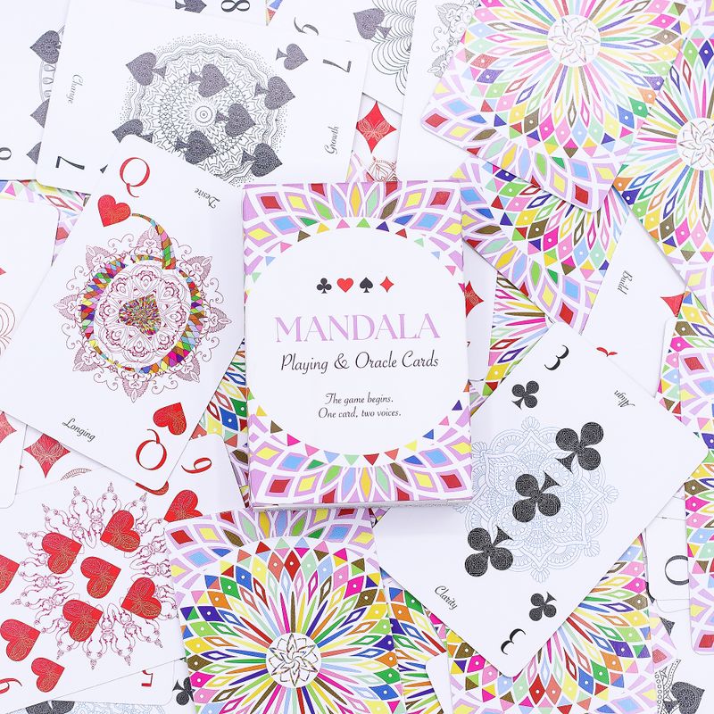 Mandala Playing & Oracle Cards – Kaleidoscope Symmetry
