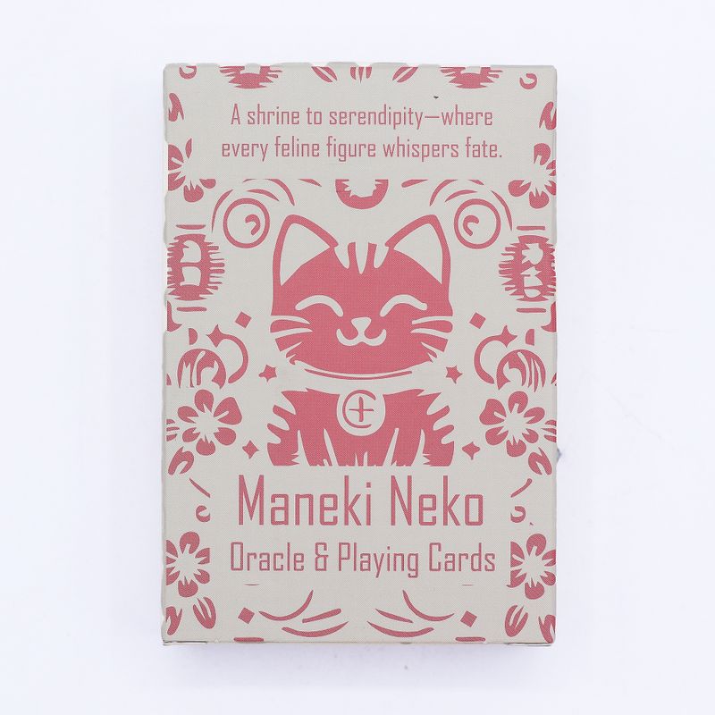 Fortune Cats Playing & Oracle Cards- Maneki Neko Deck