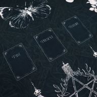 Tarot Reading Cloth - Ancient Witch (75x75cm)