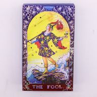 Blue Foil Tarot Card Set - Mandala - with booklet