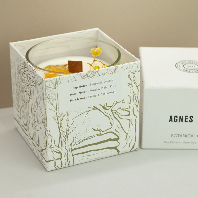 Agnes & Cat Botanical Soy Candle - Rydal Oudh