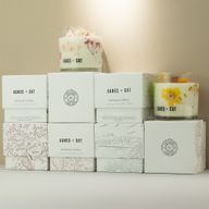 Agnes & Cat Botanical Soy Candle - Seasalt & Moss