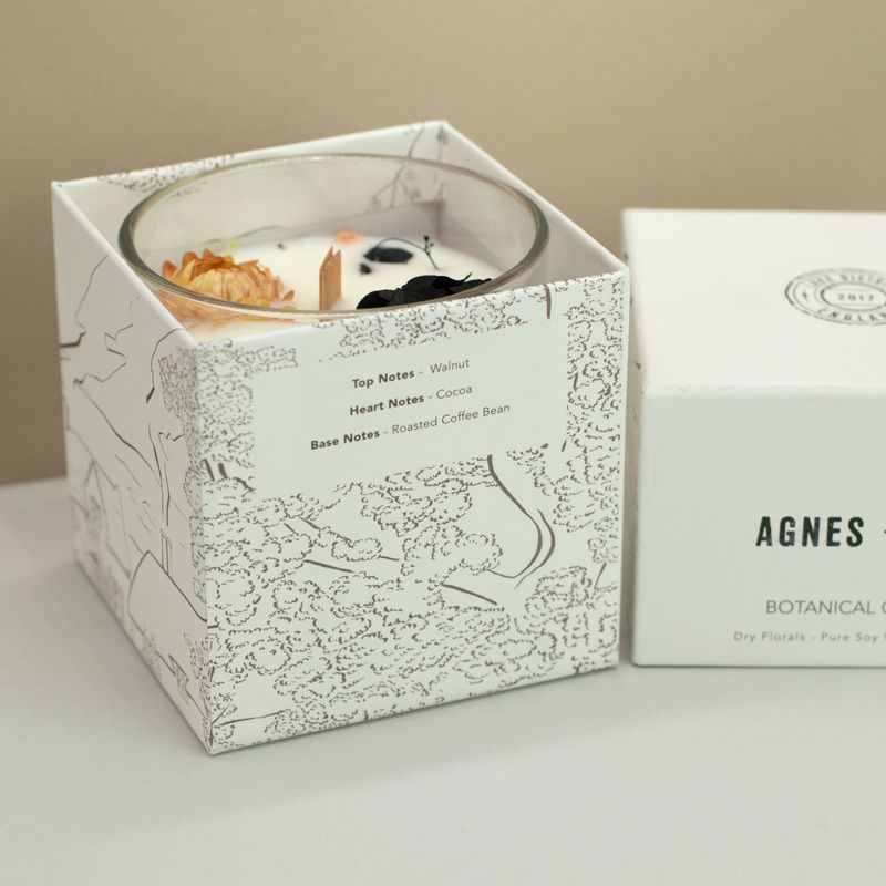 Agnes & Cat Botanical Soy Candle - Lakeland Mocha