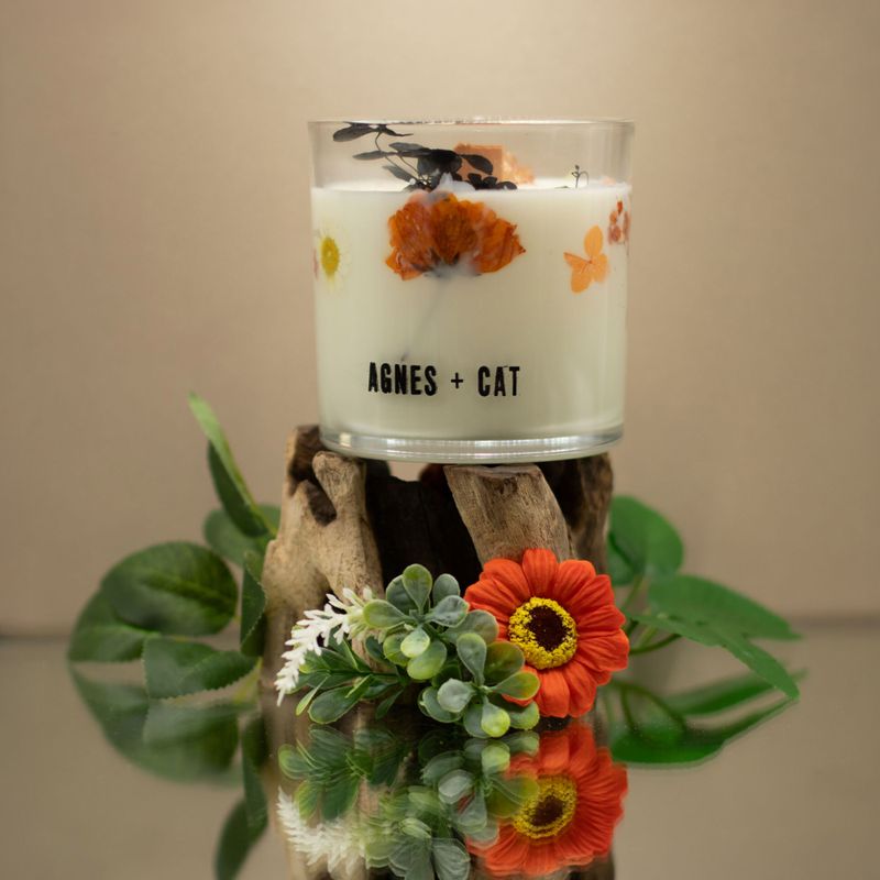 Agnes & Cat Botanical Soy Candle - Lakeland Mocha