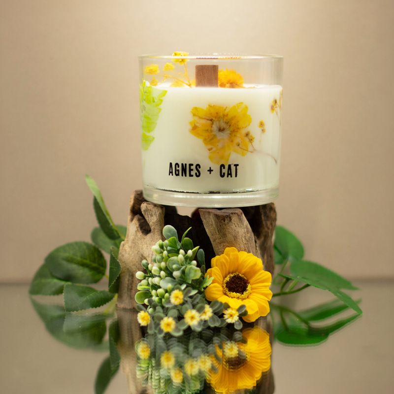Agnes & Cat Botanical Soy Candle - Rydal Oudh