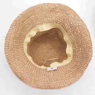 Floppy Straw Sun Hat - Rose Blush