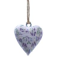 Large Decor Wood Hearts -  Lavender (50) - in Display Jar