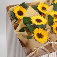 Ready to Retail Soap Flower - Two Sunflower Bouquet